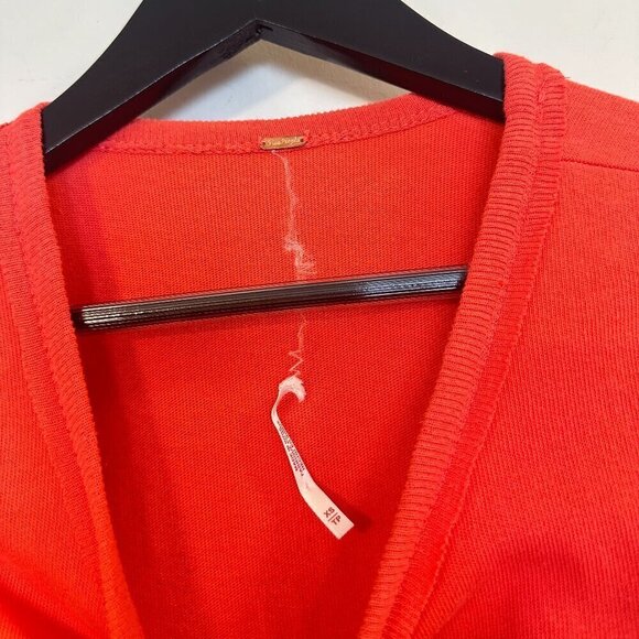 FREE PEOPLE Catalina Mixed Media Minidress in Radiant Watermelon Size X-Small - Picture 7 of 16